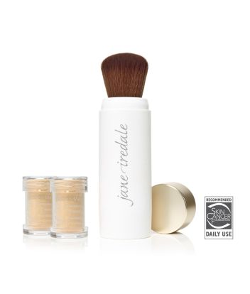 Powder-Me SPF30 Dry Sunscreen Πινέλο +2refills - Tanned: έντονο θερμό bronze-ηλιοκαμένο 5g.