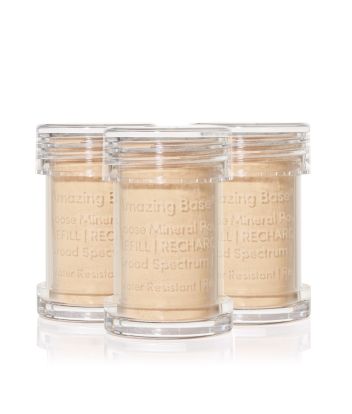 Amazing Base® Loose Mineral Powder SPF Ανταλλακτικές κάψουλες 3x2,5g - Satin