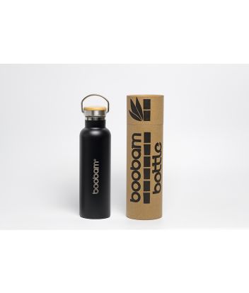 Boobambottle Μαύρο | Μπουκάλι Θερμός 600ml