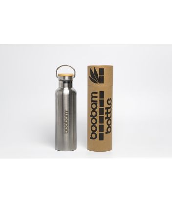 Boobambottle Silver | Μπουκάλι Θερμός 600ml